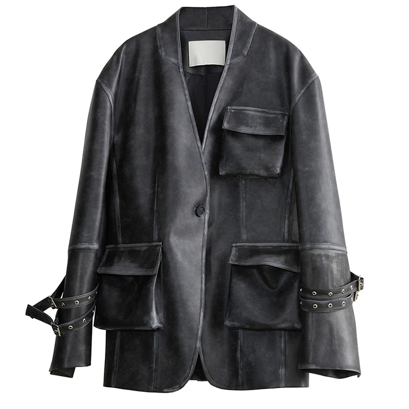 OVERSIZED NOIR COAT