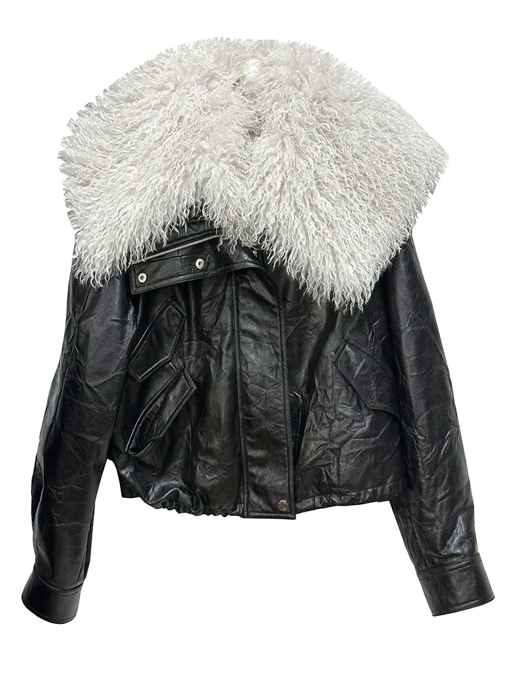 FUR COLLAR JACKET