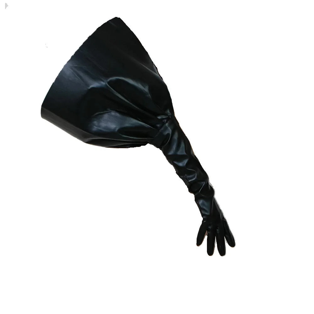 BLACK LEATHER GLOVES